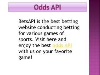 Odds API