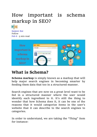 How important is schema markup in SEO?