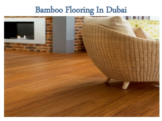Bamboo Flooring In Dubai