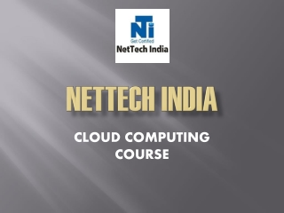 Cloud computing course