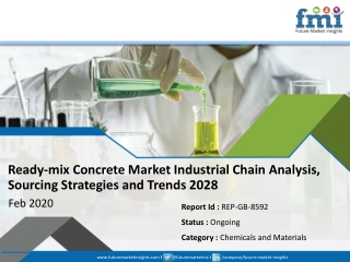 Ready-mix Concrete Market Size to Grow at a Steady During Forecast Period 2018-2028