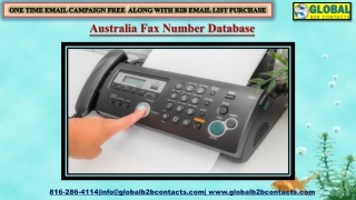 Australia Fax Number Database