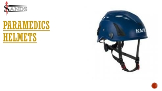 Paramedics helmets
