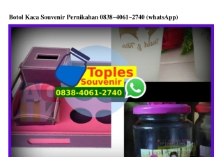 Botol Kaca Souvenir Pernikahan O838_4O61_274O[wa]