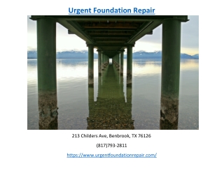 Urgent Foundation Repair