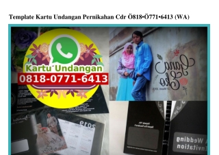 Template Kartu Undangan Pernikahan Cdr Ö8I8-Ö77I-64I3[wa]