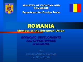 MINISTRY OF ECONOMY AND COMMERCE Department for Foreign Trade