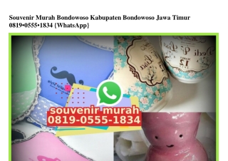 Souvenir Murah Bondowoso Kabupaten Bondowoso Jawa Timur O819 O555 1834[wa]