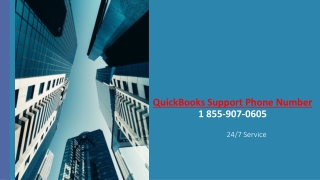 QuickBooks Support Phone Number 1 855-907-0605