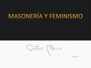 Masonería y feminismo