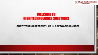 Get Python course training from HTS India