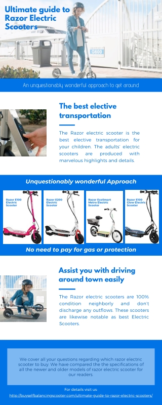 Ultimate guide to Razor Electric Scooters