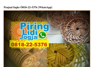 Penjual Ingke 0818·22·5376[wa]