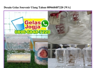 Desain Gelas Souvenir Ulang Tahun Ö896·6848·722Ö[wa]