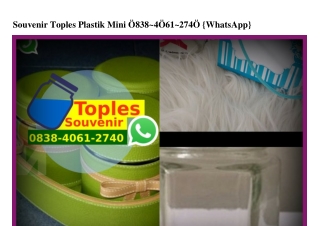 Souvenir Toples Plastik Mini Ö838.4Ö61.274Ö[wa]