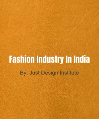 fashion designing courses