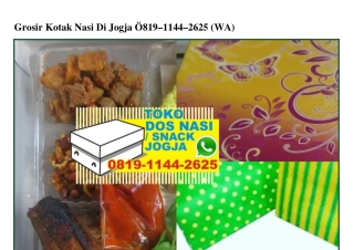 Grosir Kotak Nasi Di Jogja Ö819·1144·2625[wa]