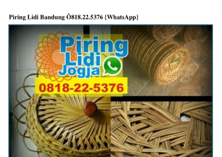 Piring Lidi Bandung Ô818.22.5376[wa]