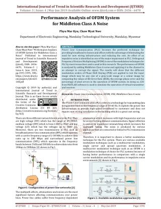Performance Analysis of OFDM System for Middleton Class A Noise