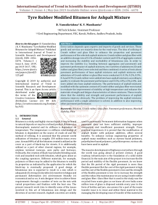 Tyre Rubber Modified Bitumen For Ashpalt Mixture