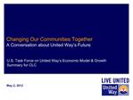 Changing Our Communities Together A Conversation about United Way s Future