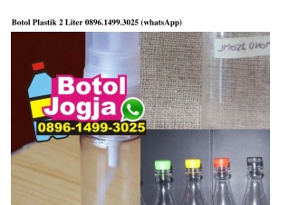 Botol Plastik 2 Liter 0896•I499•3025[wa]