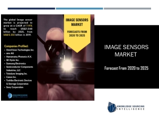 Image Sensors Market to Reach US$21.048 billion by 2025