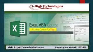 VBA Training in Delhi