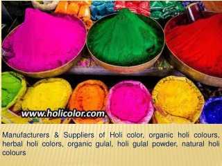 organic holi colors & natural holi colours Safe for Skin