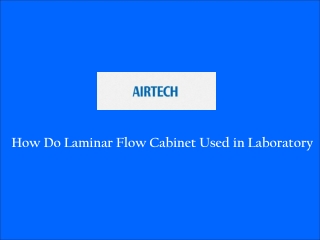 Laminar Flow Cabinet Supplier