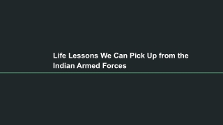 Armed Forces Day-To-Day Life Obstacles and Also Advantages.