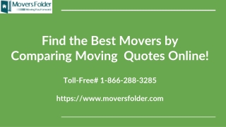 Find the Best Movers - Compare free Moving  Quotes Online