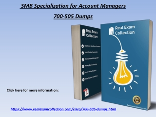 2020 Updated Cisco 700-505 Exam Dumps - 700-505 Dumps