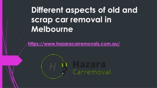 Car removal Melbourne