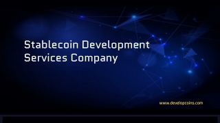 Stablecoin Development Services Company