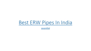 ms erw pipe