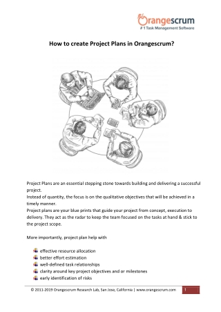 How to create Project Plans in Orangescrum
