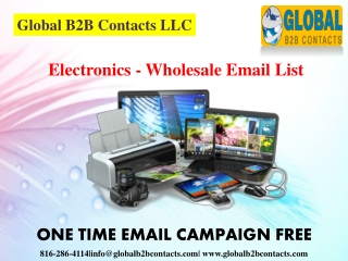 Electronics - Wholesale Email List