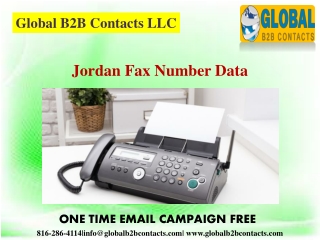 Jordan Fax Number Data