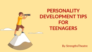 Personality Development Tips for Teenagers