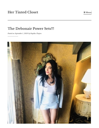The Debonair Power Sets - Her Tinted Closet