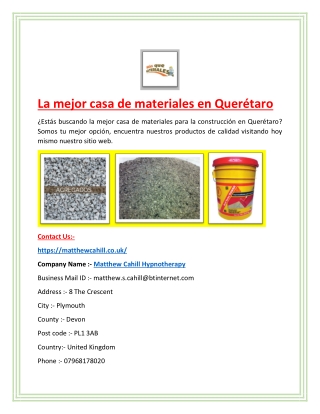 La mejor casa de materiales en Querétaro