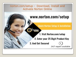 norton.com/setup -  Download, Install and Activate Norton Online