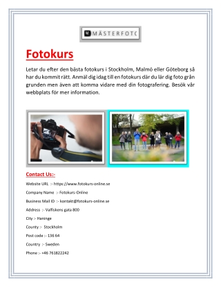 Fotokurs