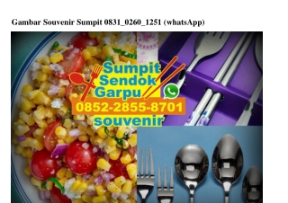 Gambar Souvenir Sumpit 0831·0260·1251[wa]