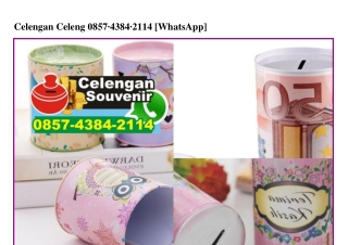 Celengan Celeng O857•4384•2II4[wa]