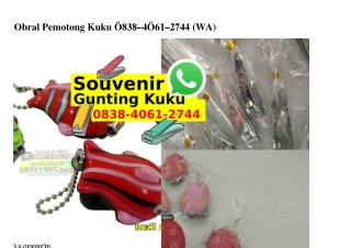 Obral Pemotong Kuku Ô838 4Ô61 2744[wa]