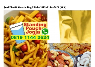 Jual Plastik Goodie Bag Ultah 08I9 II44 2624[wa]