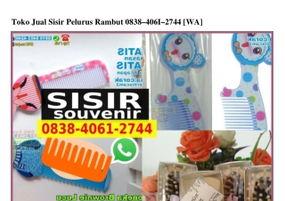 Toko Jual Sisir Pelurus Rambut O838 4O61 2744[wa]