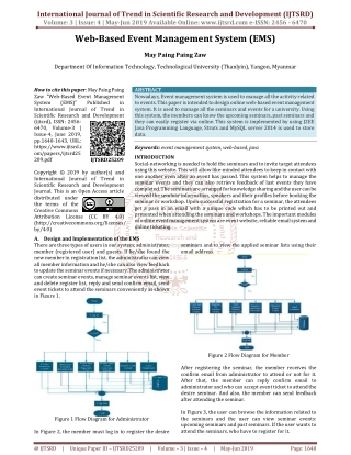 Web-based Event Management System (EMS)